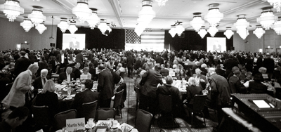 2010 Annual Dinner crowd