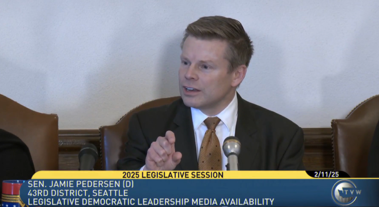 Senate Majority Leader Jamie Pedersen thinks Washington is a great ...